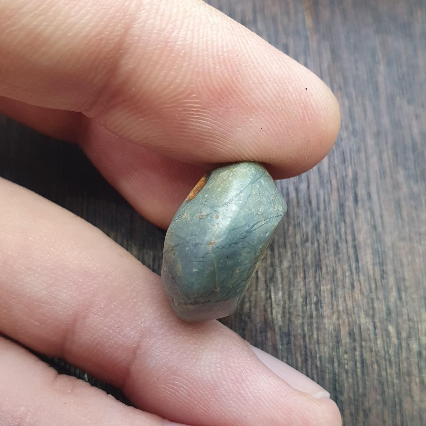 Ancient antique african middle eastern natural japser bead amulet #44