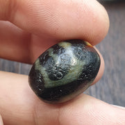 Old tibetan unique pattern eye agate stone dzi bead amulet #42