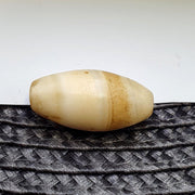 Antique ancient african yemeni agate stone bead amulet 27.4mm