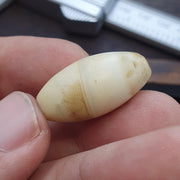 Antique ancient african yemeni agate stone bead amulet 27.4mm