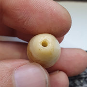 Antique ancient african yemeni agate stone bead amulet 27.4mm