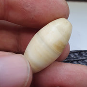 Antique ancient african yemeni agate stone bead amulet 27.4mm