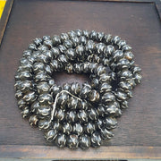 Vintage tibetan yak bone (buffalo) carving beads beaded strand, necklace