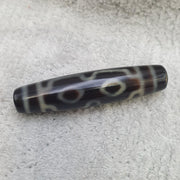 4 eyes unique pattern himalayan tibetan agate dzi bead amulet lucky charm bead