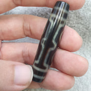 4 eyes unique pattern himalayan tibetan agate dzi bead amulet lucky charm bead