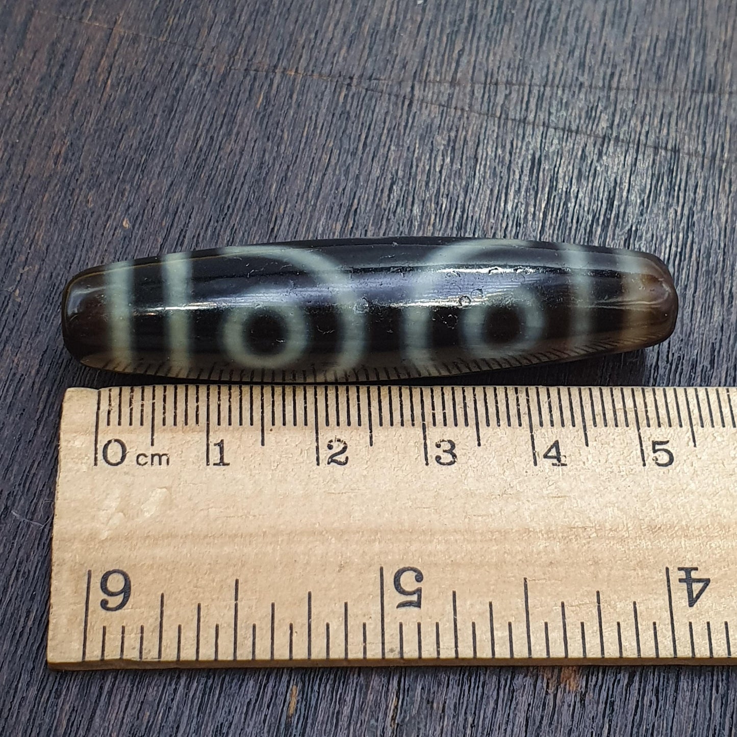 3 unique eyes patterns tibetan old agate dzi bead protective amulet pendant