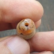Ancient antique yemeni middle eastern agate natural pattern agate bead amulet #42