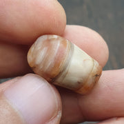 Ancient antique yemeni middle eastern agate natural pattern agate bead amulet #42