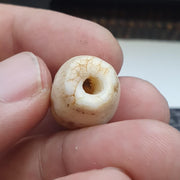 Lo 3 antique ancient african yemeni agate stone bead amulet