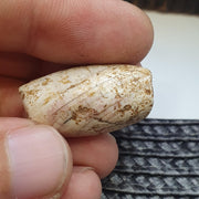 Antique ancient african yemeni agate stone bead amulet 28.8mm