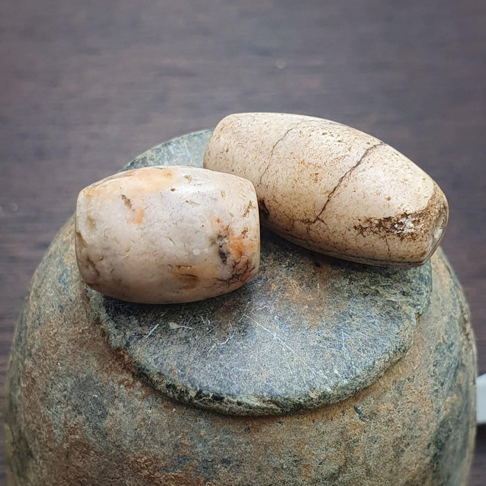 Antique ancient african yemeni agate stone bead amulet
