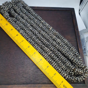 Vintage tibetan yak bone (buffalo) carving beads beaded strand, necklace