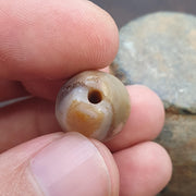 Ancient middle eastern yemeni african agate bead 1000+ years old