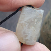 Ancient blood spots rare eyes pattern yemeni african agate bead 2000+ years old
