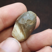 Ancient himalayan indo tibetan agate bead, spiritual amulet, collectible bead