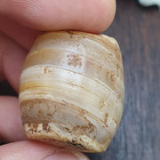 Ancient himalayan indo tibetan agate bead, spiritual amulet, collectible bead