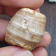 Ancient himalayan indo tibetan agate bead, spiritual amulet, collectible bead