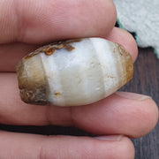 Indo tibetan ancient himalayan agate bead, spiritual amulet, collectible bead