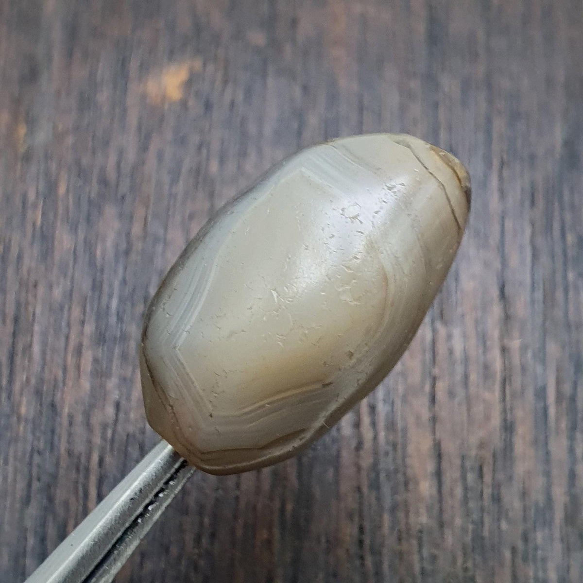 Ancient antique yemeni middle eastern agate natural eye agate bead amulet
