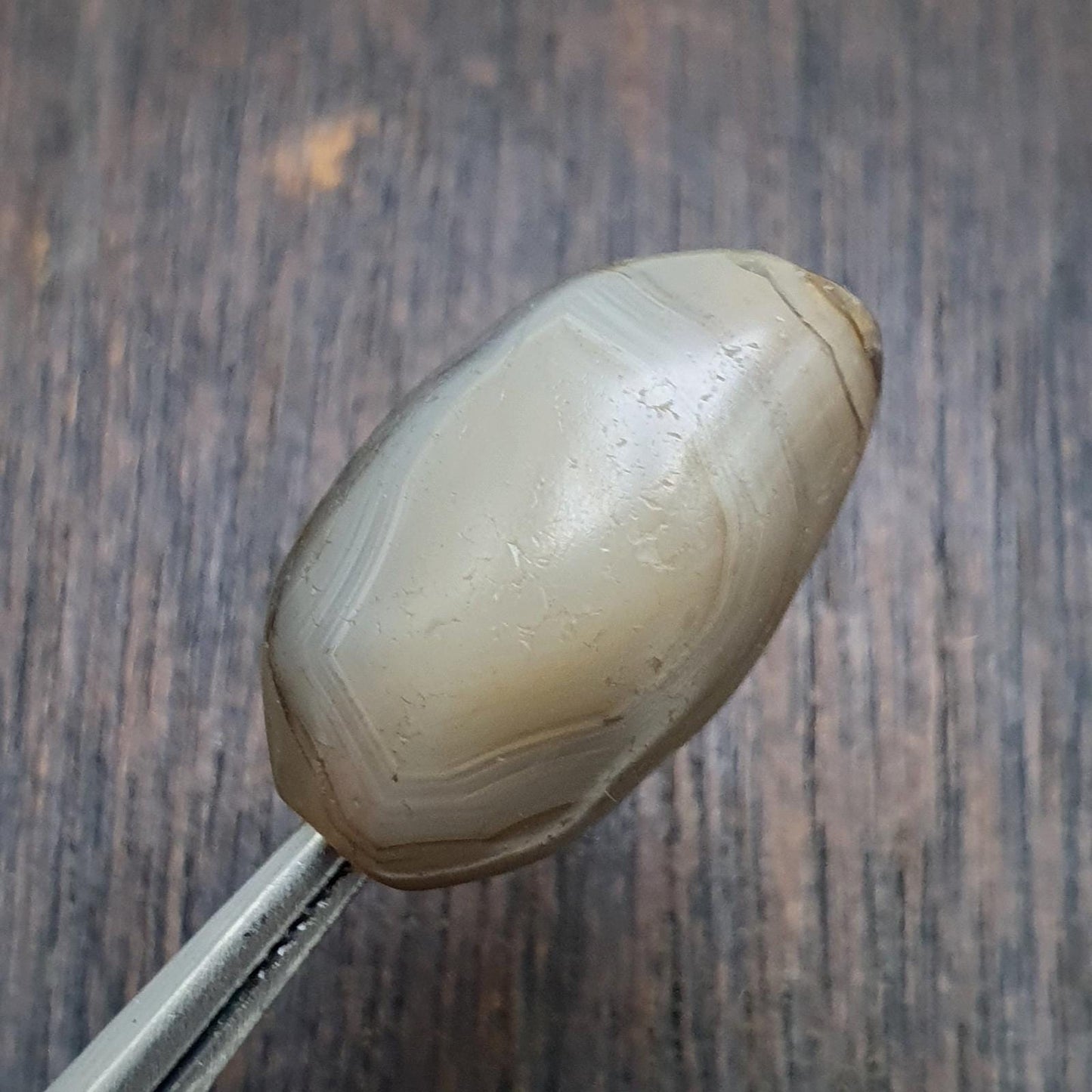 Ancient antique yemeni middle eastern agate natural eye agate bead amulet