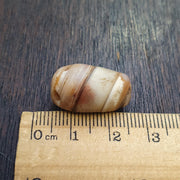 Ancient antique yemeni middle eastern agate natural pattern agate bead amulet #42