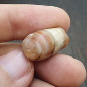 Ancient antique yemeni middle eastern agate natural pattern agate bead amulet #42