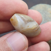 Ancient middle eastern yemeni african agate bead 1000+ years old