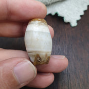 Indo tibetan ancient himalayan agate bead, spiritual amulet, collectible bead
