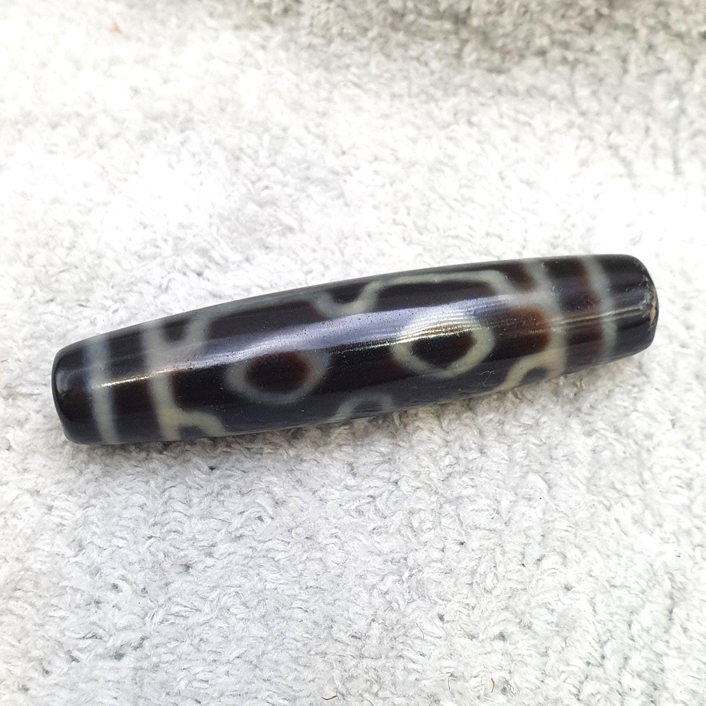 4 eyes vintage old himalayan indo tibetan rare patterns eye dzi amulet beads