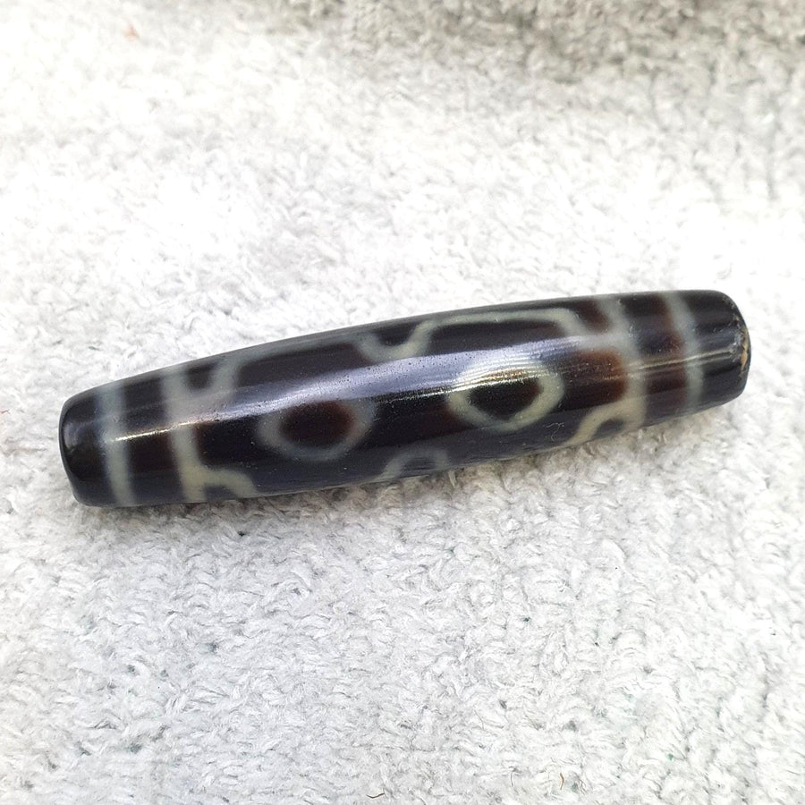 4 eyes vintage old himalayan indo tibetan rare patterns eye dzi amulet beads