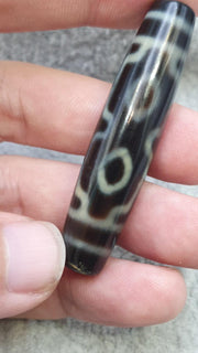 4 eyes vintage old himalayan indo tibetan rare patterns eye dzi amulet beads