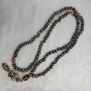 Tibetan Agate Dzi Amulet antique mala Rosary Spiritual beads