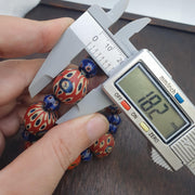 East Oasis Vintage Venetian African Style Millefiori Face Bead Glass Bracelet Handmade