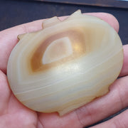 Antique Yemeni Agate Bead 50.5mm | Rare Middle Eastern Trade Bead Pendant | Cultural Artifact for Bead Collectors & Ethnic Jewelry