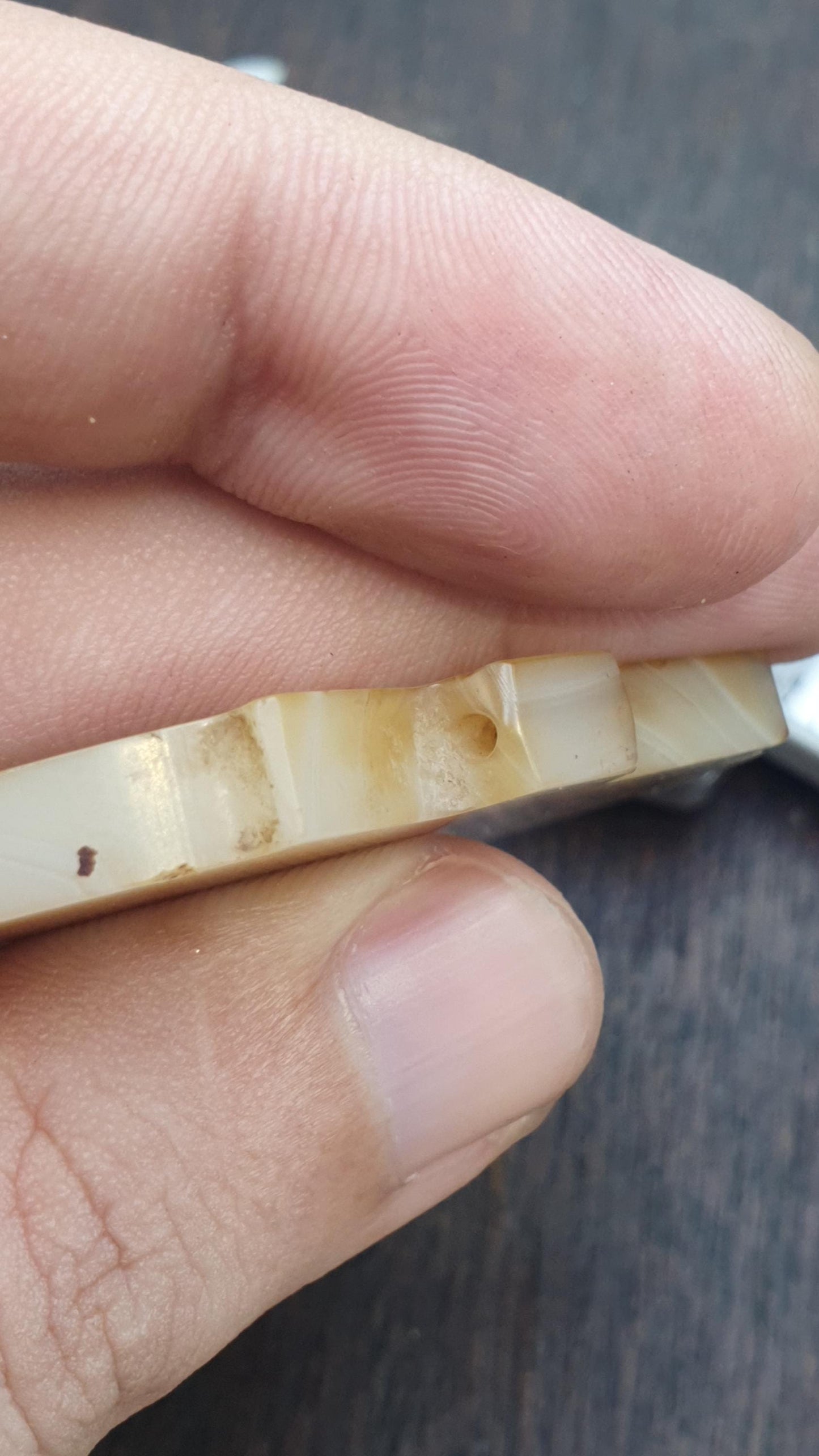 Antique Yemeni Agate Bead 50.5mm | Rare Middle Eastern Trade Bead Pendant | Cultural Artifact for Bead Collectors & Ethnic Jewelry
