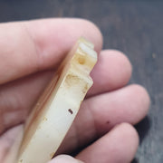 Antique Yemeni Agate Bead 50.5mm | Rare Middle Eastern Trade Bead Pendant | Cultural Artifact for Bead Collectors & Ethnic Jewelry