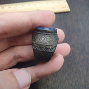 Antique Style Lapis Lazuli Intaglio Ring – Mythical Animal Carved Gemstone ring