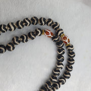 Tibetan Agate Dzi Amulet antique mala Rosary Spiritual beads