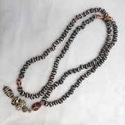 Tibetan Agate Dzi Amulet antique mala Rosary Spiritual beads