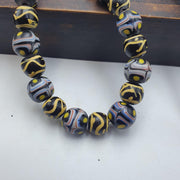 Fancy Venetian Inspired Beads, African Style Necklace | Trade Strand, Multi Colored, Bold Eclectic Palette | 26 Inches