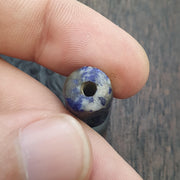Rare Antique Lapis lazuli Seal Stone Bead Intaglio Carved Animal and Bird