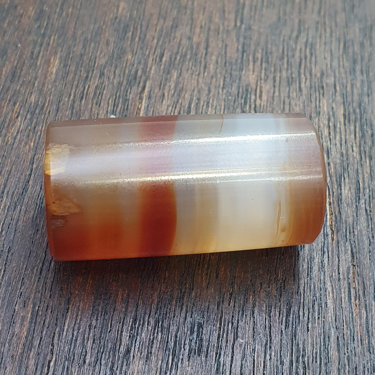 Huge Antique old african rare agate traded bead found in himalayas