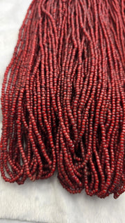 venetian czech whiteheart trade beads irregular shape strand 3mm-3.5mm
