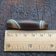 Huge himalayan tibetan agate suleimani bead natural eye pattern agate