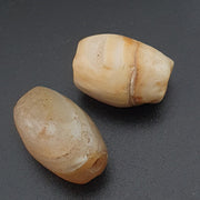 Rare Ancient Natural Eye Yemeni Suliemani Agate Beads Amulet Lot 2 Pcs