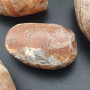 Genuine Ancient Yemeni Suliemani Natural Stripe Pattern Agate Beads Lot of 4