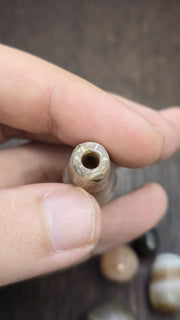 Huge Antique old crazylace agate antique himalayan indo tibetan bead