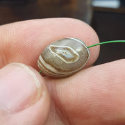 Ancient antique yemeni middle eastern agate natural pattern agate bead amulet