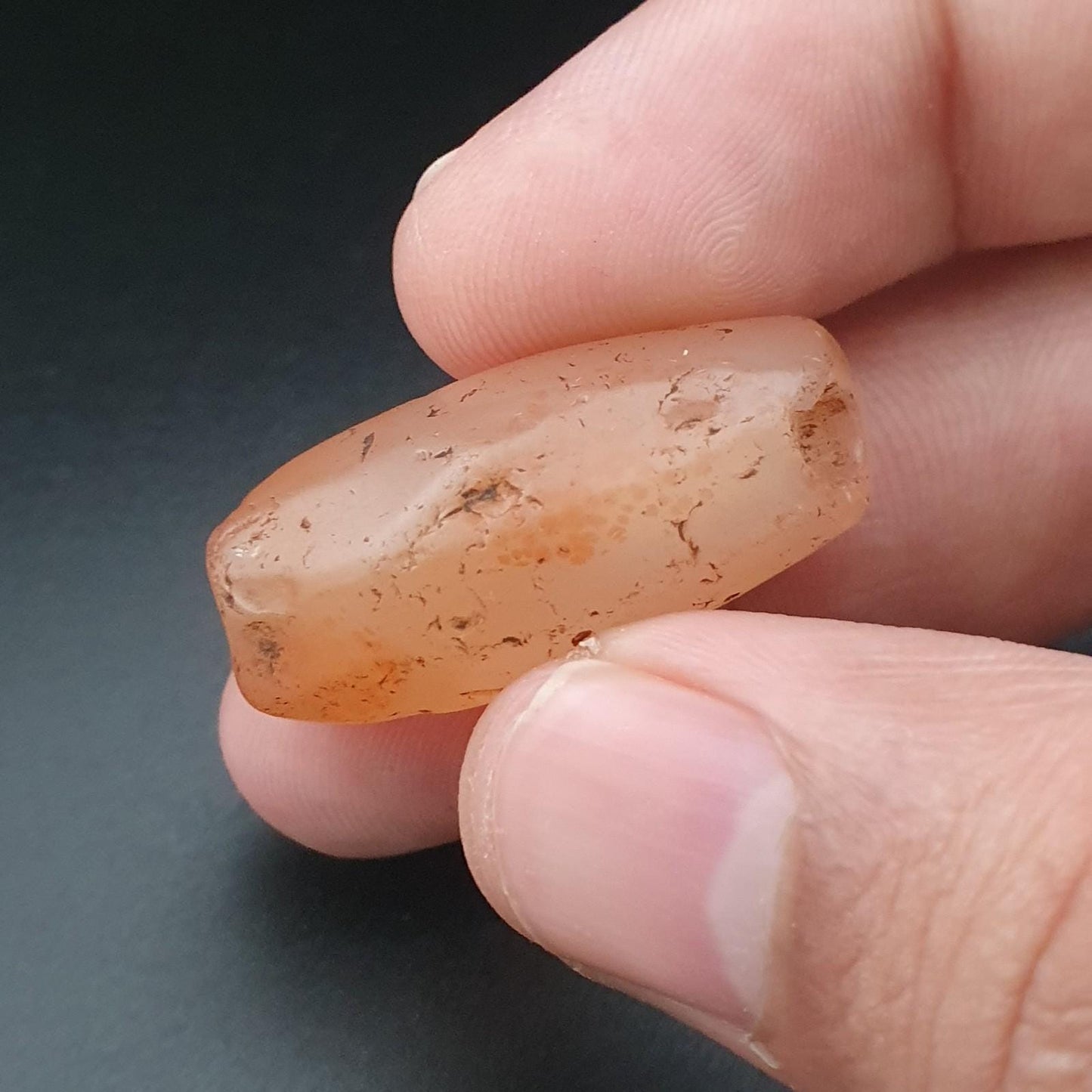 Ancient yemeni suliemani agate natural eye beads lot of 3