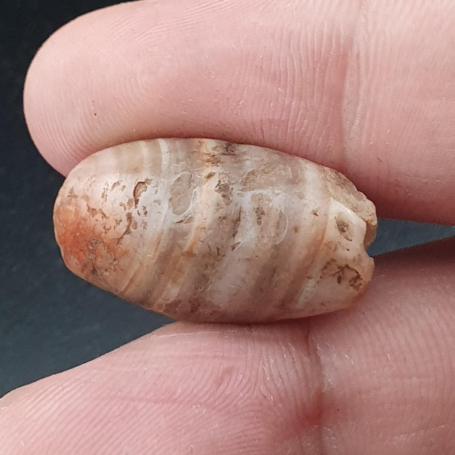 Rare ancient natural eye & stripe suliemani agate beads lot of 5